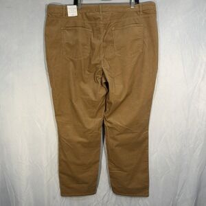 TALBOTS Mustard Flawless Five Pocket Straight Leg Slimming Corduroy Pants 22W